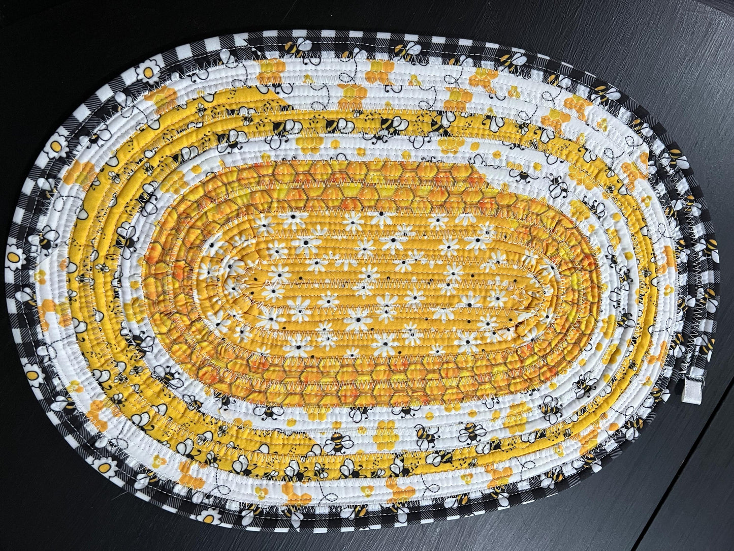 Jelly Roll placemats- Bee Happy