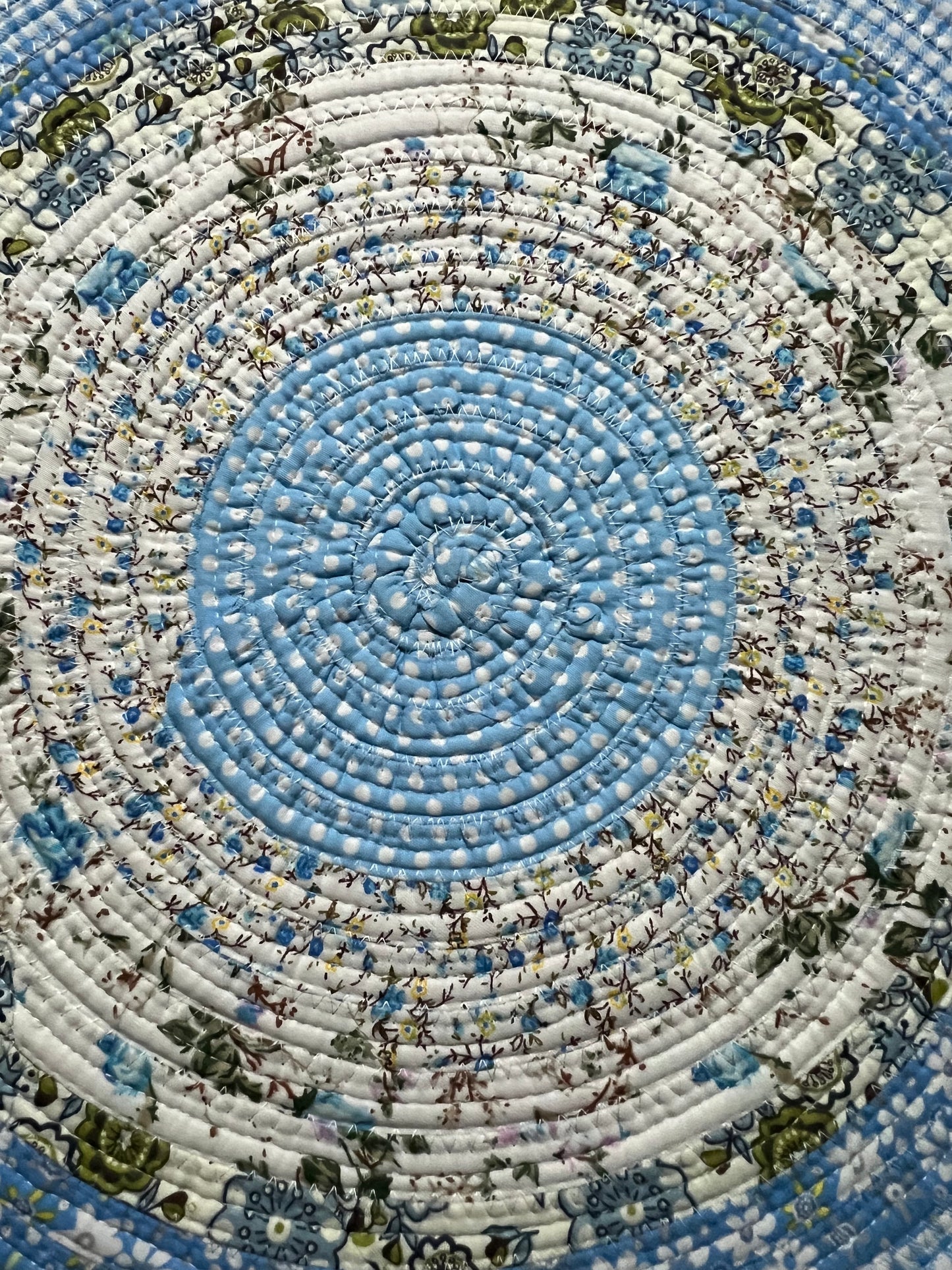 Jelly Roll Rug- Beautiful Blues