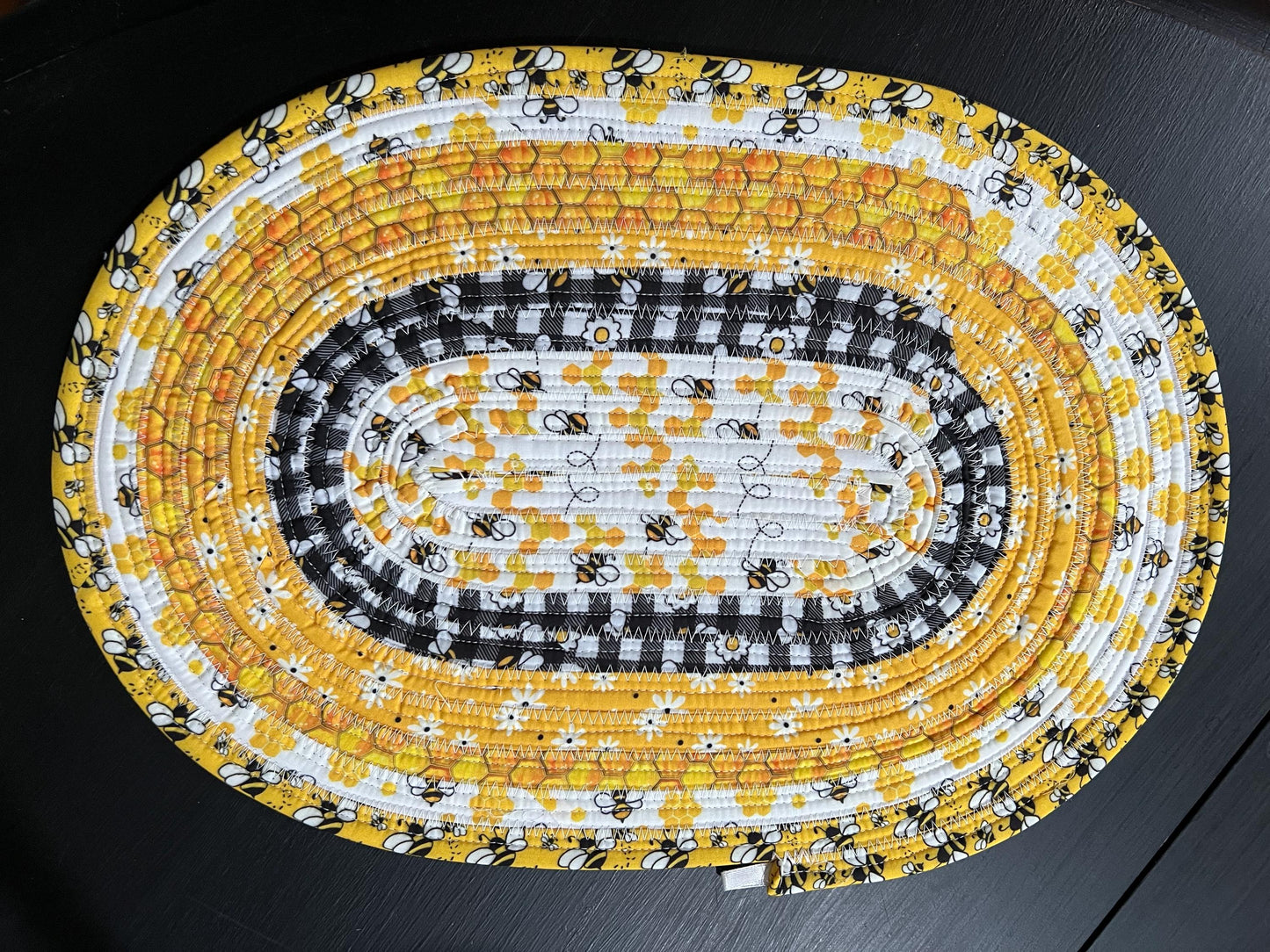 Jelly Roll placemats- Bee Happy