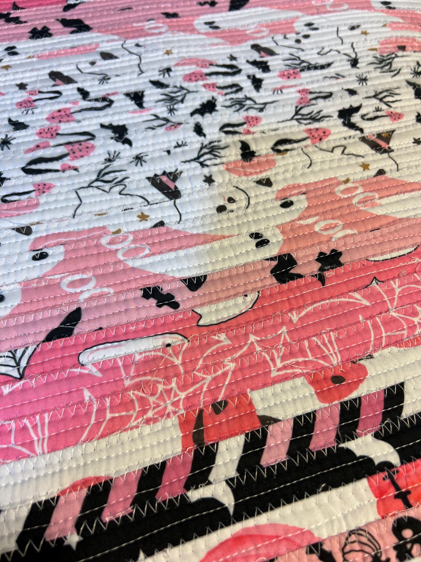 Jelly Roll Rug- Spooky Pink