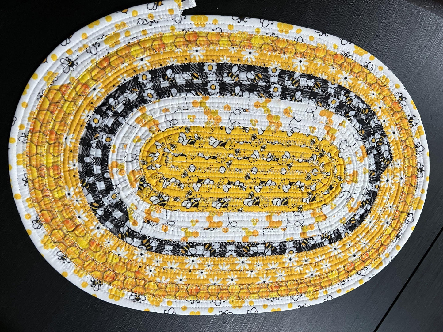 Jelly Roll placemats- Bee Happy