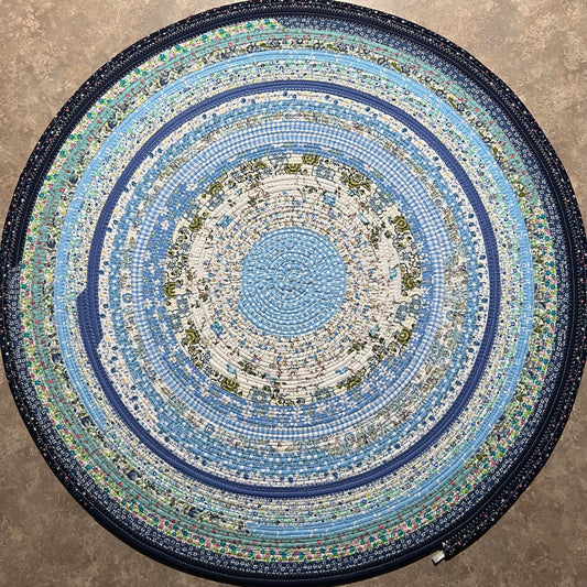 Jelly Roll Rug- Beautiful Blues