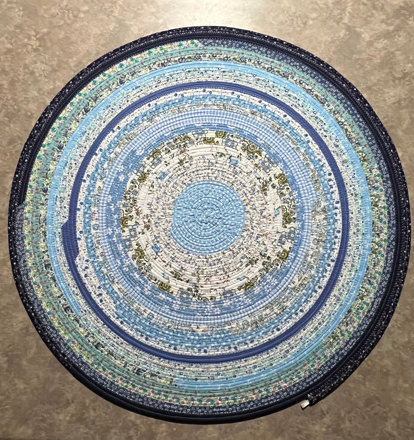 Jelly Roll Rug- Beautiful Blues