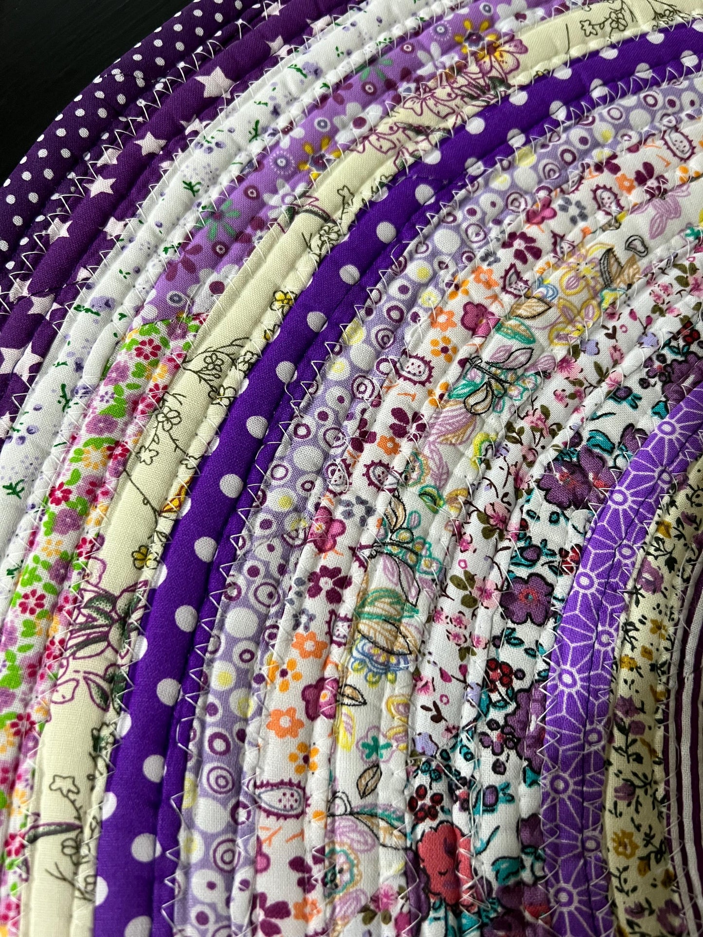 Jelly Roll Rug- Purple Crush